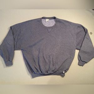 Russell Athletic crewneck Sweatshirt, long sleeve, Blue, Cozy, unisex, Size XXL‎